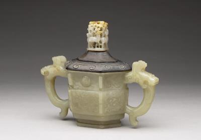 图片[2]-Jade incense burner, Ming to Qing dynasty, 1368-1911-China Archive